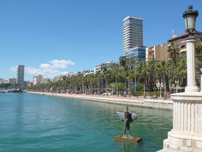 Alicante,Spain-Promenade