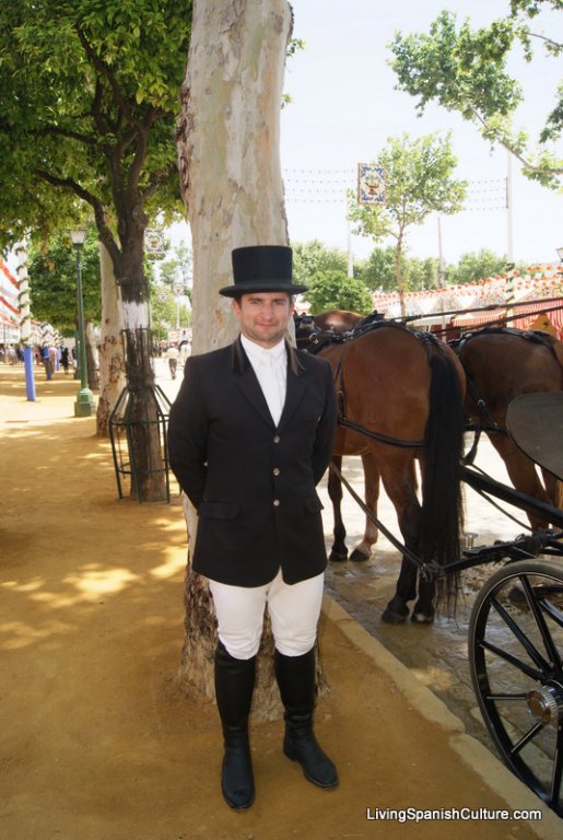 Feria de Sevilla,España,Espagne,Cocheros (1)