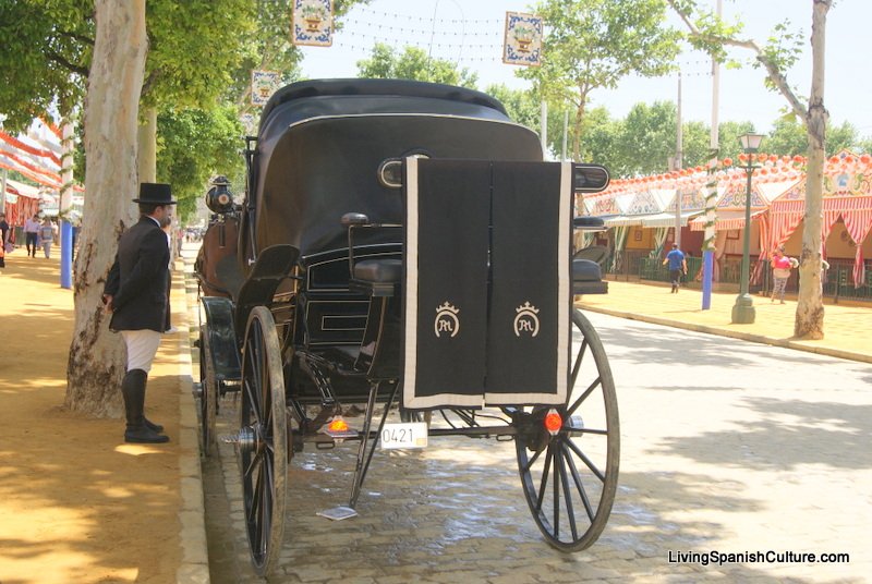 Feria de Sevilla,Spain,Espagne,carriages,voitures,horses