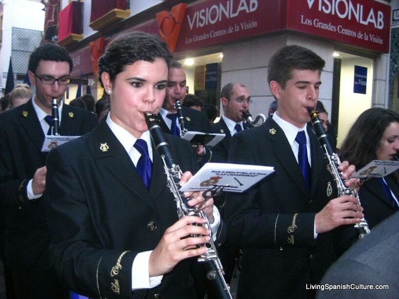 Holly Week,Seville,Spain,uniforms and music groups (5)