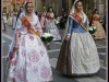 Falleras at La Ofrenda