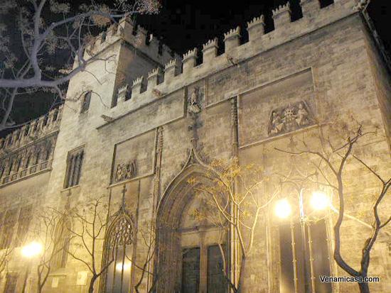 La Lonja de Valencia. Main entrance