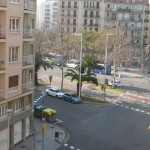 Homestay Barcelona,Spain,Lepant,via laietana view