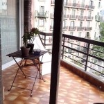 Homestay Barcelona,Spain,Conde Urgell,room terrace1
