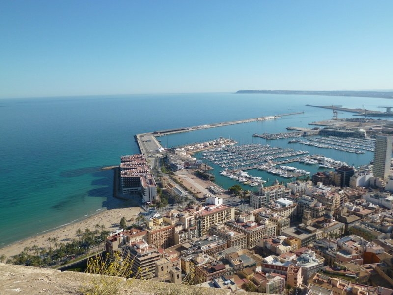 Alicante,Spain,view from the castle