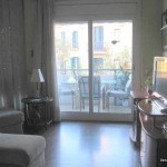 Homestay Barcelona,Spain,Rpoblenou,living+balcony