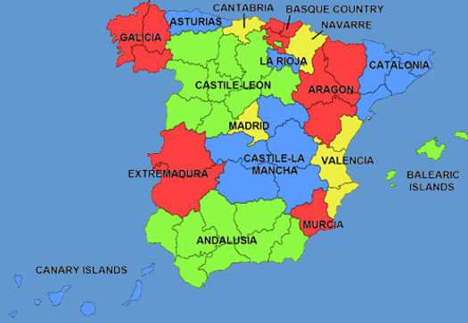 Maps Of Spain Spanish Cities Spanish Provinces Spanish