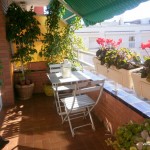 Homestay Barcelona, Spain, entenza,terrace