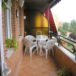 Homestay Madrid,Spain,longares,terrace