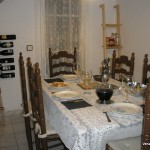 Homestay Barcelona,Spain,Bruc,dinning