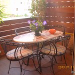 Homestay Barcelona,Spain,Santjoanistes,terrace