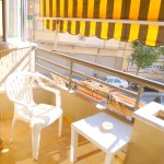 Homestay Valencia, Spain, Pl. Raquel Paya P, balcony